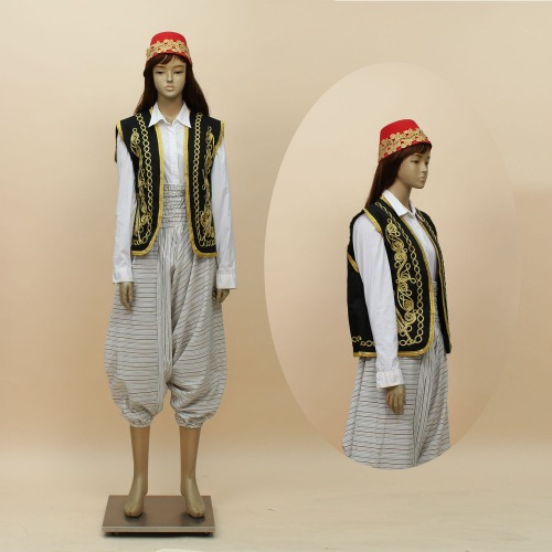 (대여)-튀르키예 터키 전통의상 카프탄 여자2(아이보리)