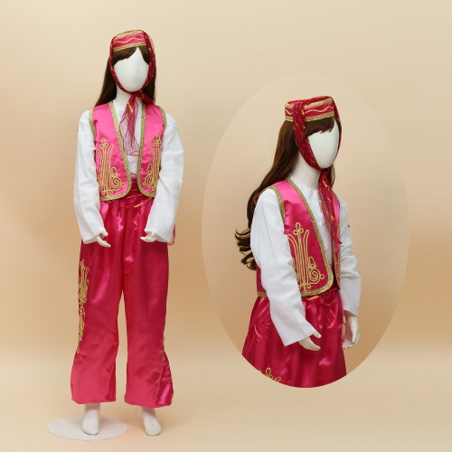 (대여)-튀르키예 터키 전통의상 카프탄 아동 여자