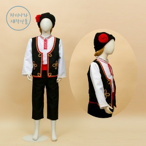 (대여)-불가리아 리탁 아동 남 세계의상대여  학예회 다문화체험 전통의상